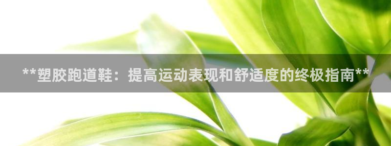 谈球吧体育app下载足球：**塑胶跑道鞋：提高运动表现和舒适度的终极指南**