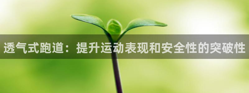 谈球吧登录：透气式跑道：提升运动表现和安全性的突破性