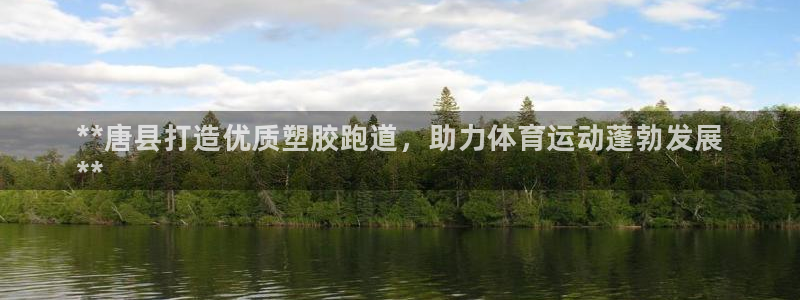 谈球吧tvt:**唐县打造优质塑胶跑道,助力体育运动蓬勃发展